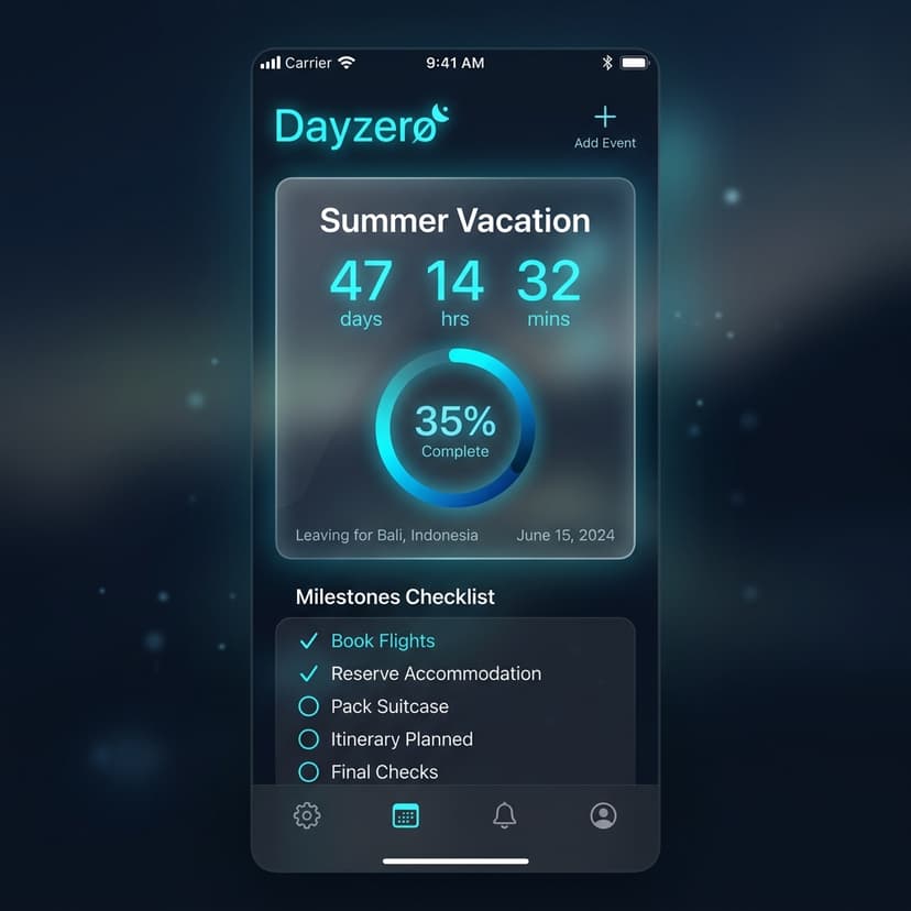 Dayzero screen